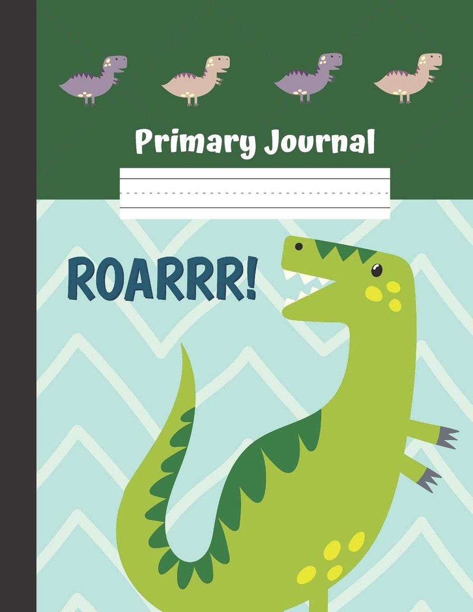 Journal: Grades K-2, Half Page Lined Handwriting Paper with Drawing Space