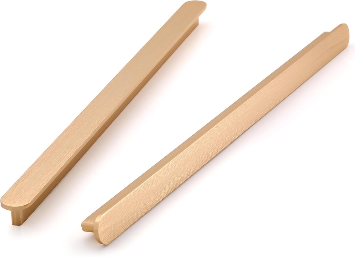 Gouden Keukenhandgrepen 320mm Boorgatafstand - Set van 6 Deurgrepen voor Keukenkasten, Meubels en Laden