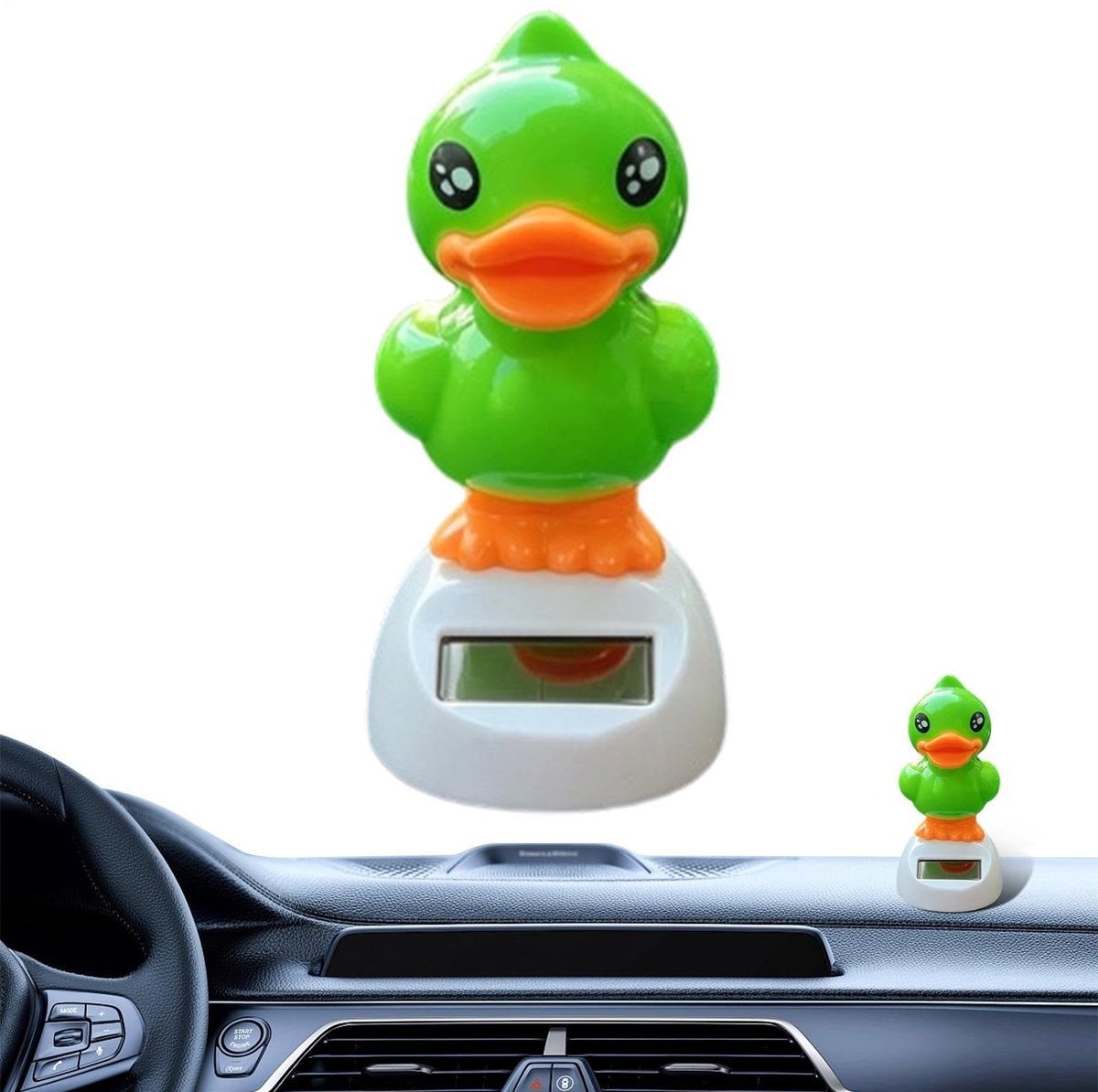 Elzusha - Zonne-Energie Dansende Eend Auto-Interieur Decoratie