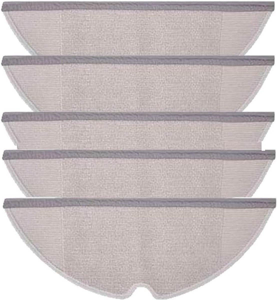 5 stuks vervangende dweildoeken voor Mi Roborock S5/S5 Max/S50/S51/S55/S6/S6 MaxV/S6 Pure robotstofzuiger, effectief in hoeken, randen