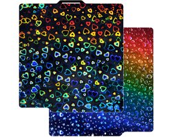 Smooth Sweetheart + Waterdrop PEH printplaat voor bambolab X1/X1C/X1E/P1P/P1S/A1, dubbelzijdige PEH veerstalen plaat, 257 x 257 mm, voor Bambu Lab 3D-printerplatforms