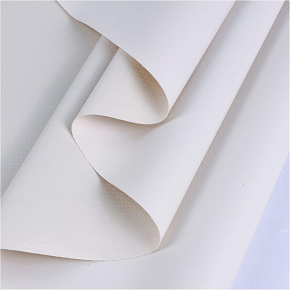 Stof Kunstleer Vinyl Leerdoek Materiaal Kleding Dressmaking Bekleding Kunstleer Stof Kunstleer Kunstleer Materiaal Kleding Meerdere kleuren maten-Wit 1.38x4m