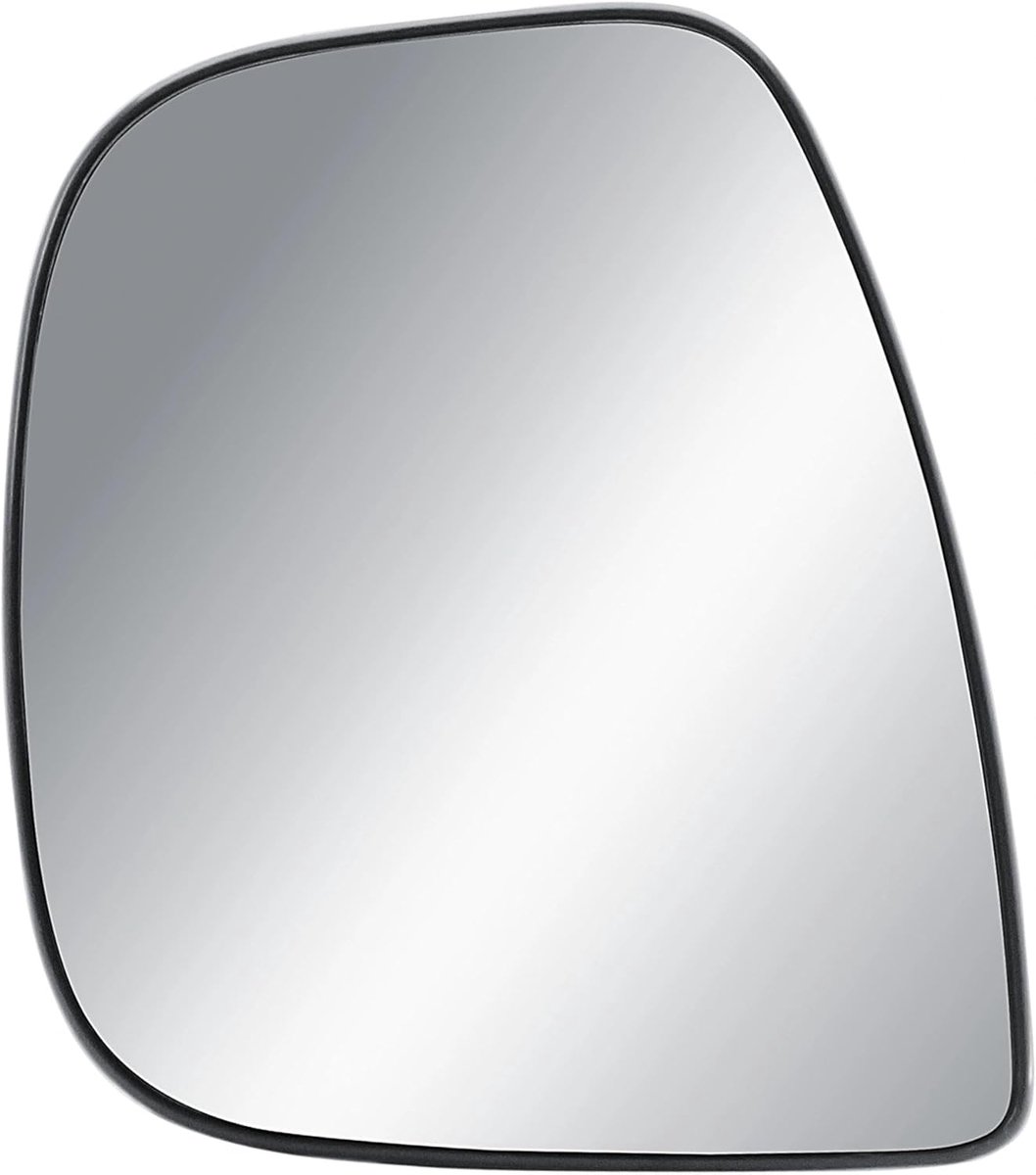 Spiegelglas Links Bestuurderskant verwarmd met achterplaat geschikt voor Citroën Jumpy Berlingo Peugeot Expert Partner Opel Vivaro Combo Fiat Scudo Doblo 2016–2025
