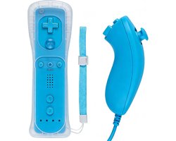 Geschikt voor Wii-controllers (links- en rechtshandig), Wii-controller met rechte handgreep + controller met gebogen handgreep, inclusief siliconenhoes en polsband
