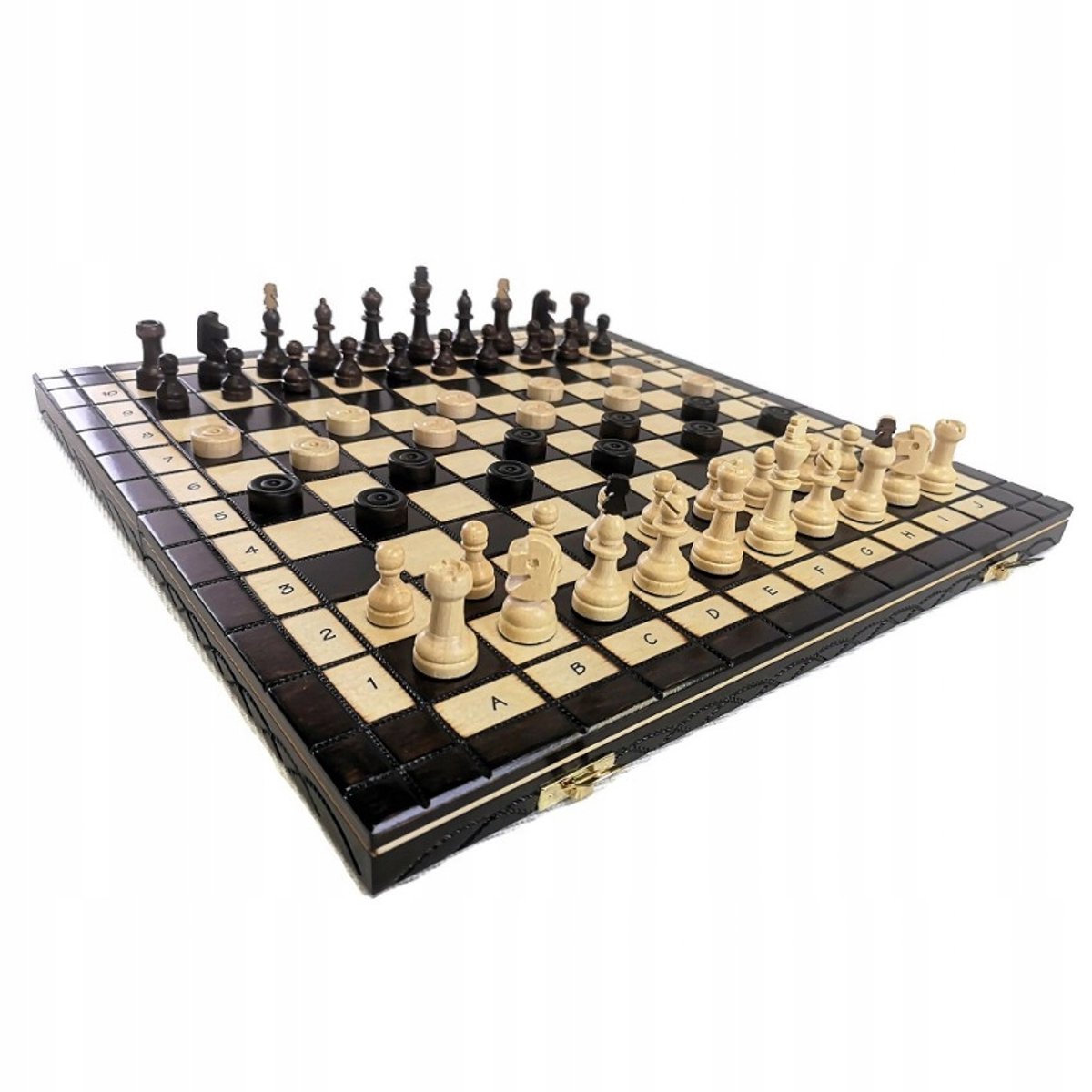 Merkloos Schaakspel Capablanca 100 Velden - Unieke Variatie