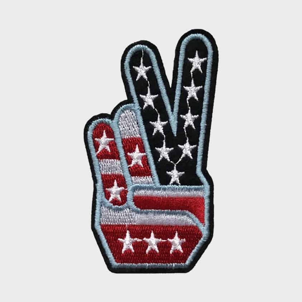 Patchy® – Peace USA Strijk Embleem Patch 8 x 4.3 cm