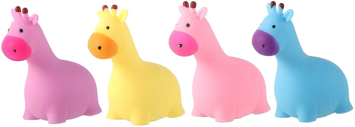 Squeeze Giraffe - Fidget Toy - Stressbal - 9cm - Eenhoorn knijpbaar speelgoed - willekeurige kleur