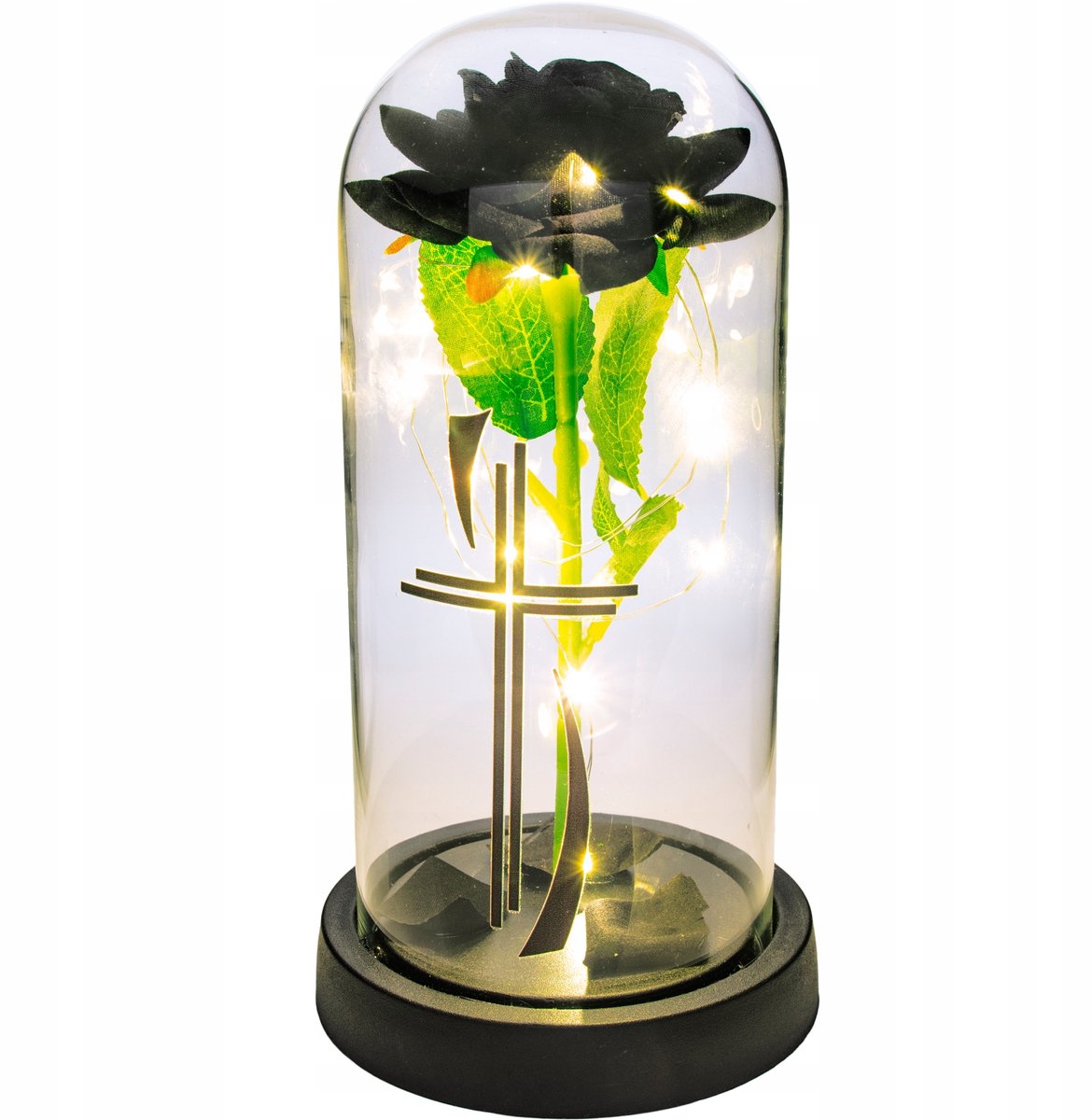 Eeuwige Rozen Lantaarn LED - Decoratie voor Graf
