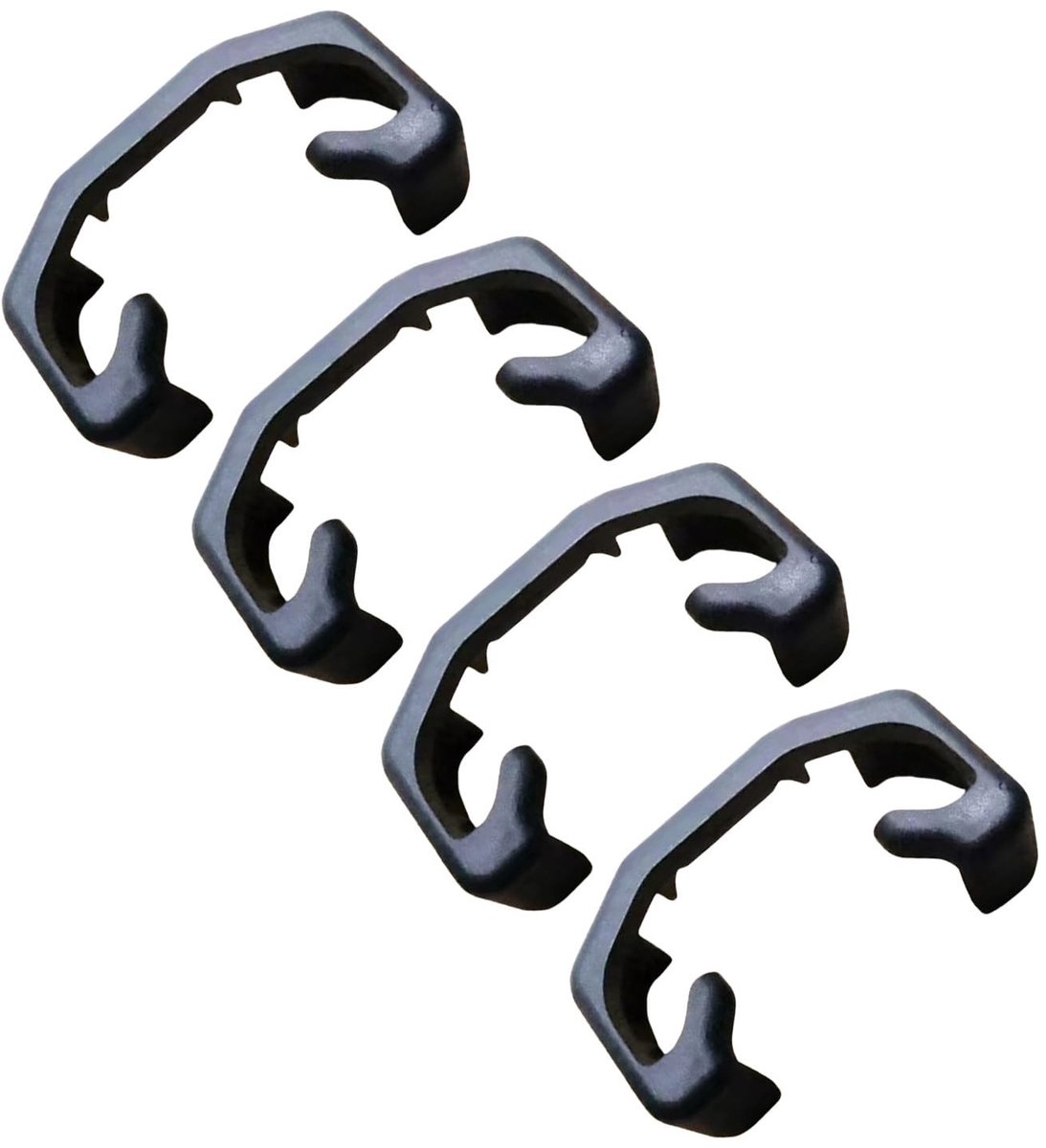 SolidKeus - Set van 4 Universele Doppen voor Stoelrails