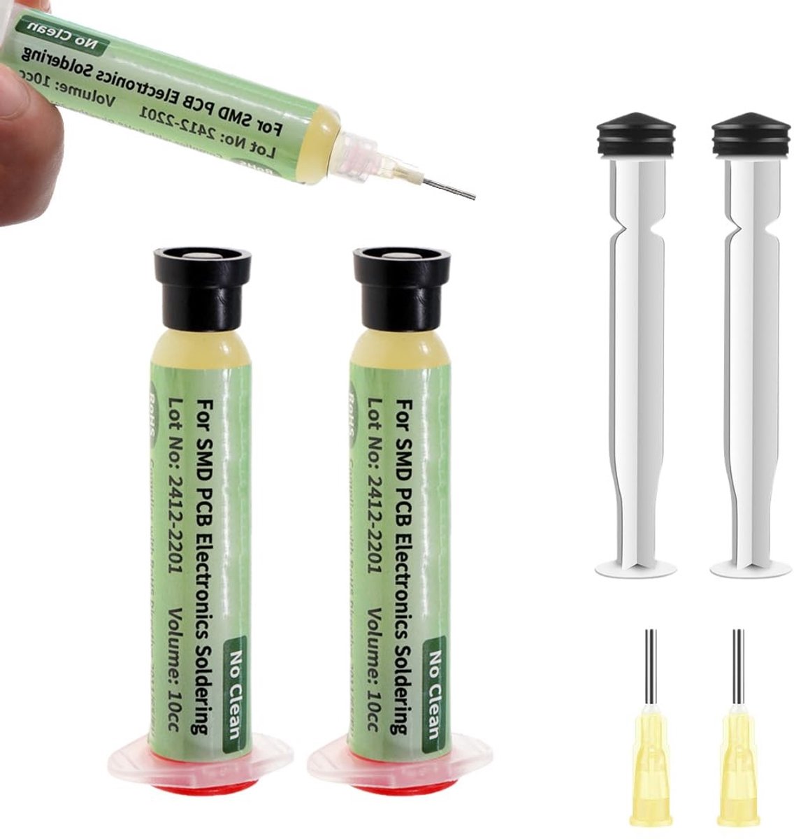 SolidKeus - 2 Stuks RMA-223 Flux voor Solderen, Geen Reiniging, Loodvrij