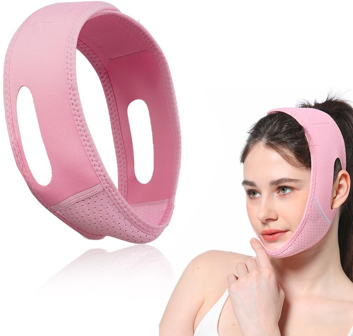 SolidKeus - Herbruikbaar Gezichtsmasker voor Dubbele Kin en Huidversteviging