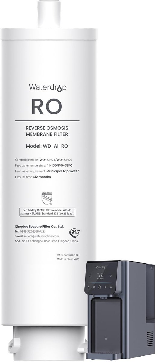 SolidKeus - Vervangingsfilter voor Omgekeerde Osmose Waterdispenser
