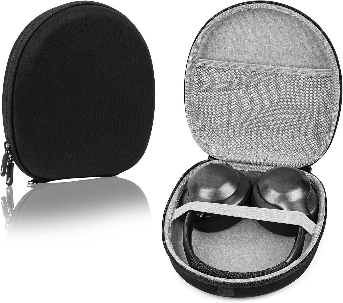 Draagtas voor Hoofdtelefoons - Beschermende Hard Shell Reisopslag voor Kabels en Opladers - Geschikt voor Diverse Merken zoals Audio Technica, Bose, Grado en SONY