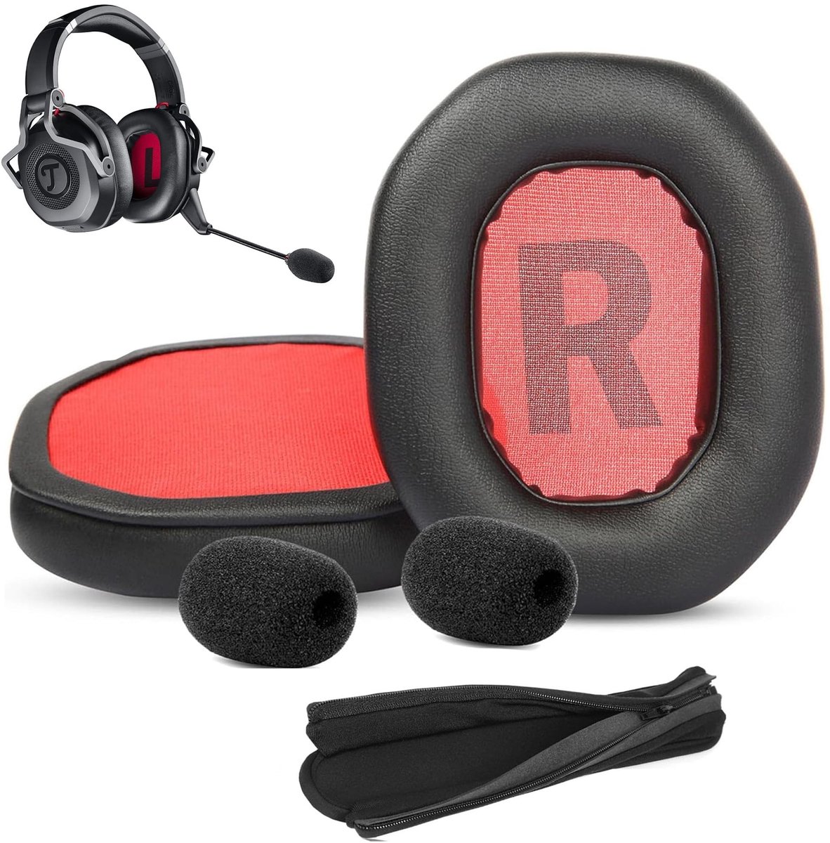 SolidKeus - Vervangende Oorkussens en Hoofdband voor Gaming Headset
