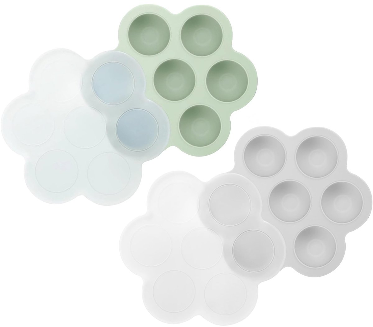 SolidKeus - Siliconen Baby Voedingsbowl met Deksel