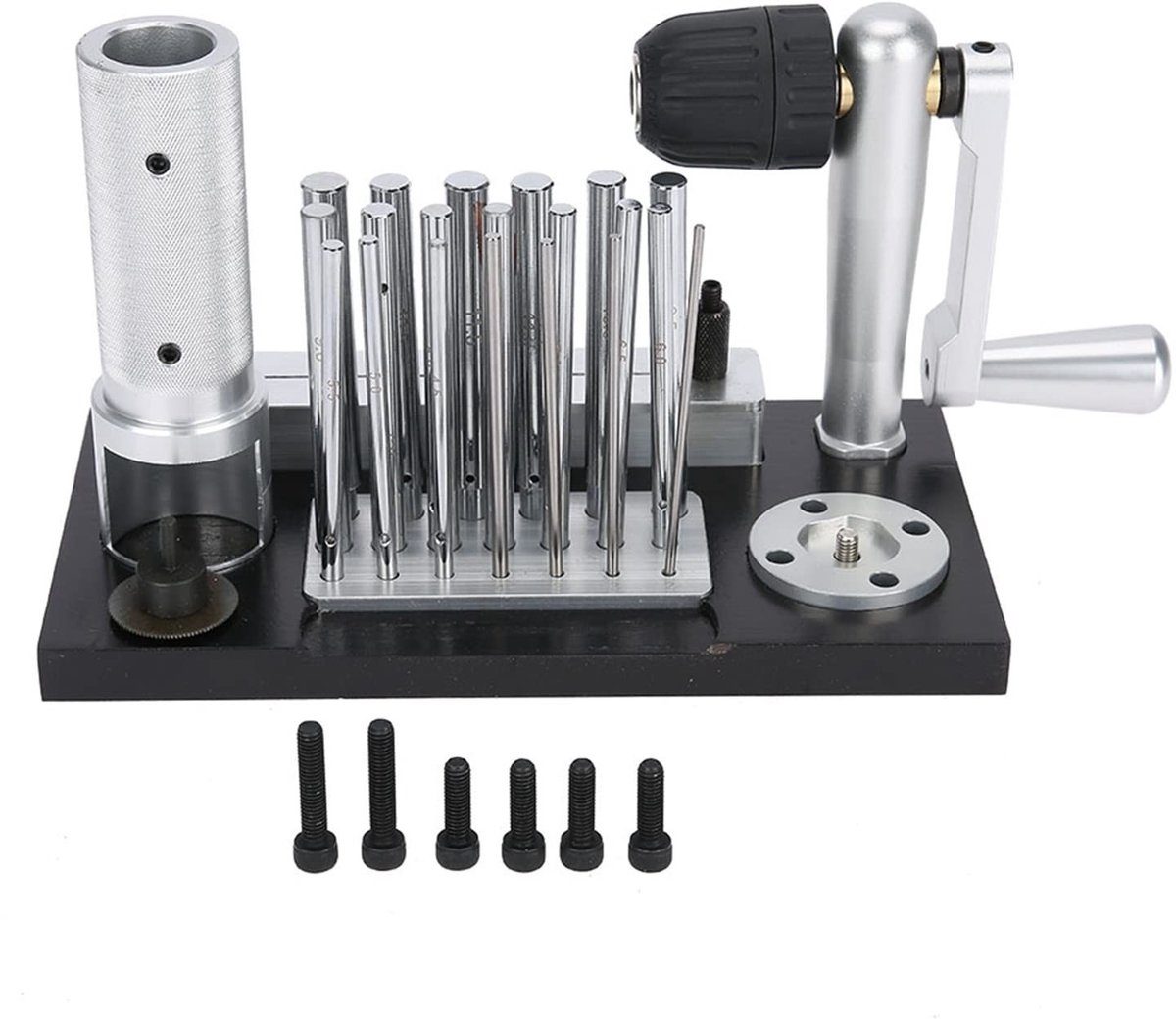 SolidKeus - Handmatige Springringmakermachine met 20 Doornaccessoires