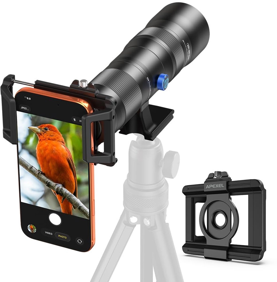 SolidKeus - Professionele Zoomlens voor Smartphones met 20-60X Vergroting