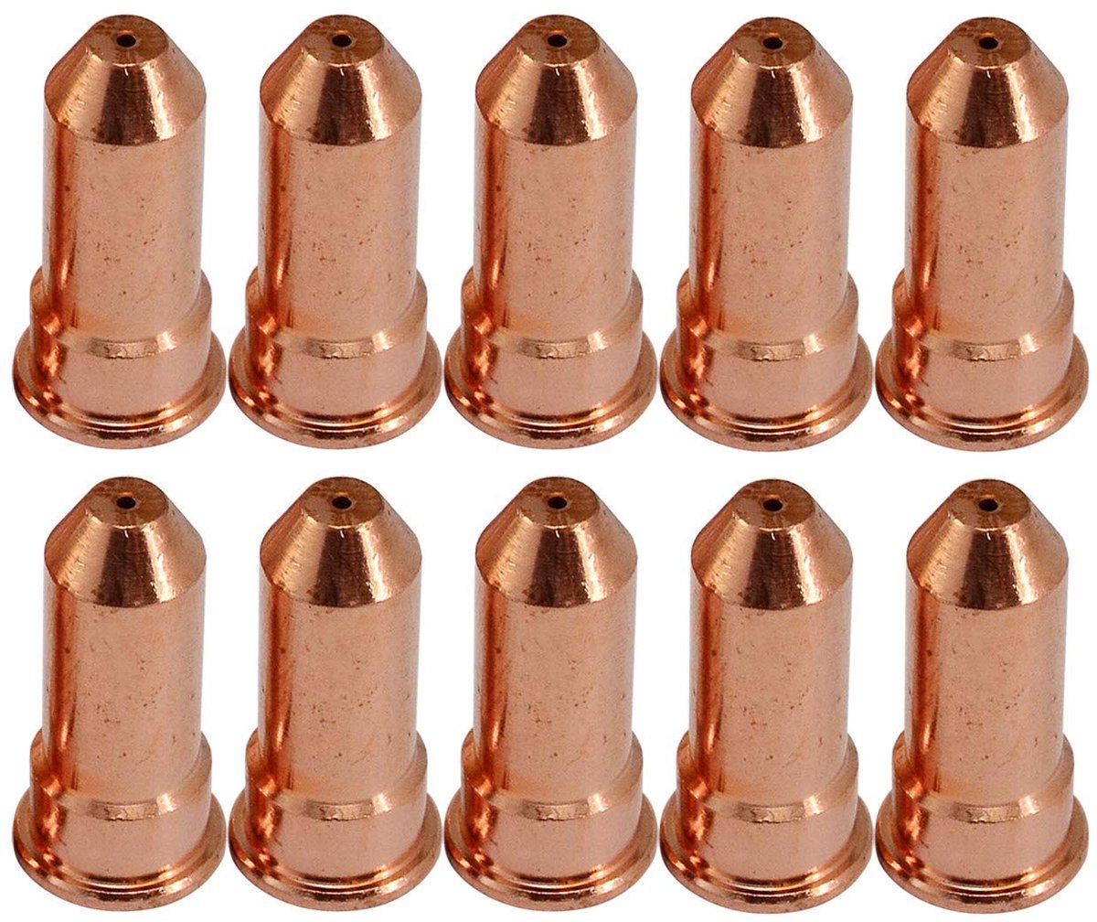 SolidKeus - Plasma Nozzles Long Conical Geschikt voor Cebora en Trafimet - 10 Stuks