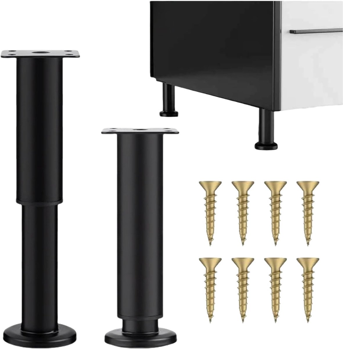 SolidKeus - Verstelbare Meubelpoten, 2 Stuks