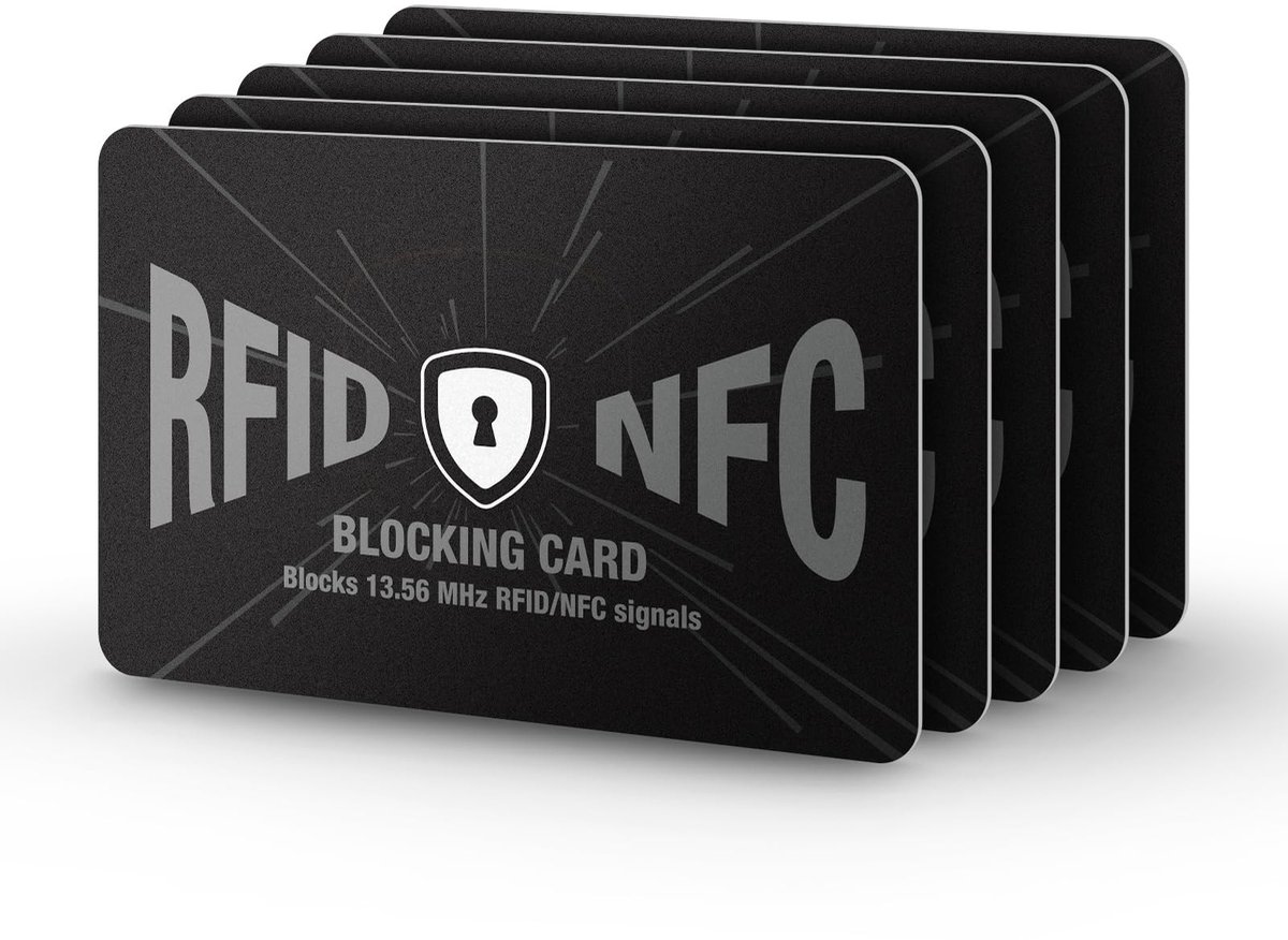 SolidKeus - RFID Blocking Kaarten Set van 5