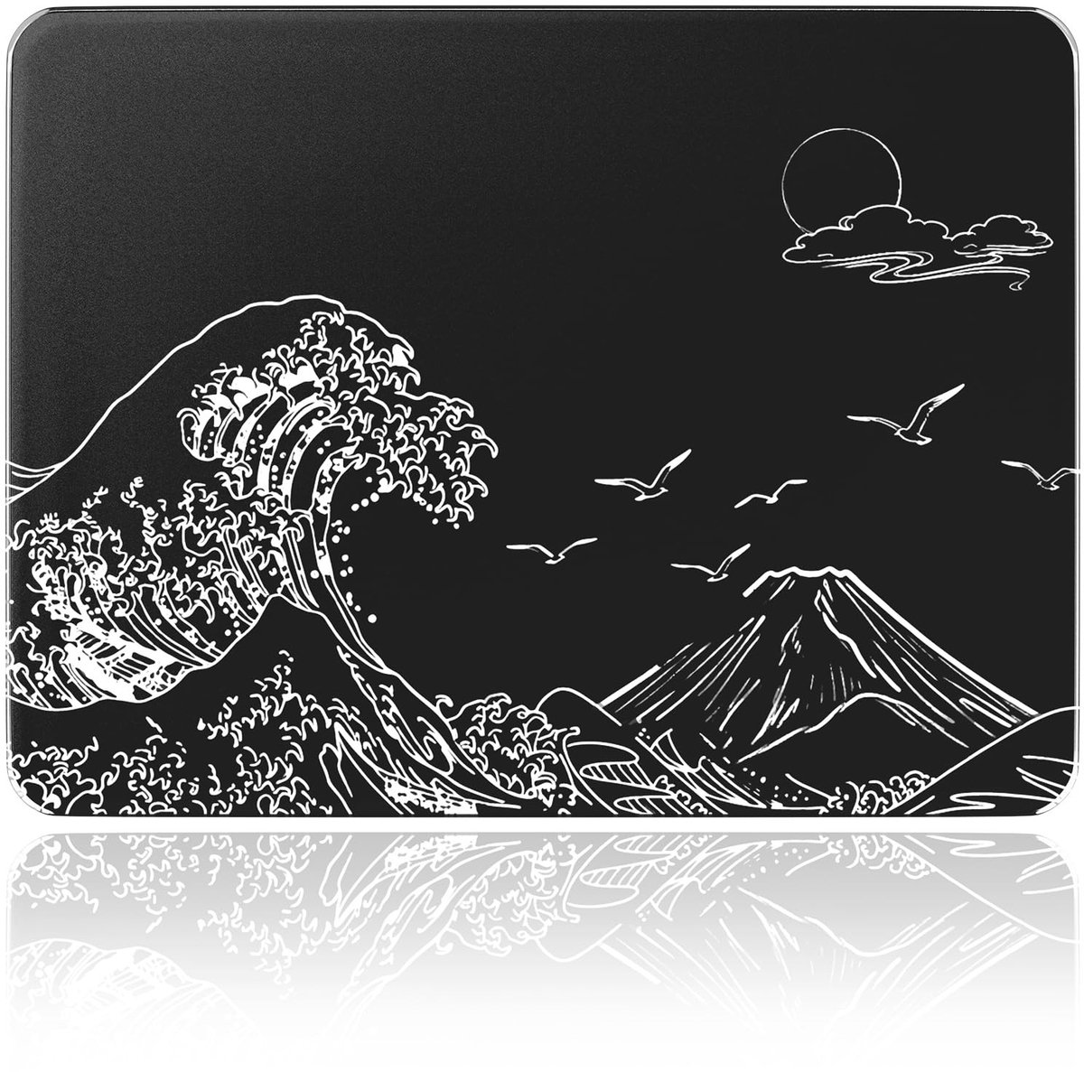 SolidKeus - Compacte Gaming Mousepad van Glas met Nano-Micro-Etched Textuur en Antislip Ondergrond