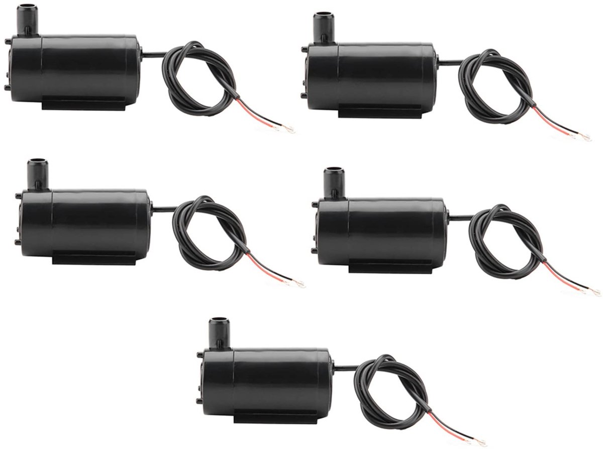SolidKeus - Mini Dompelpomp voor Aquarium en Fonteinen, Set van 5