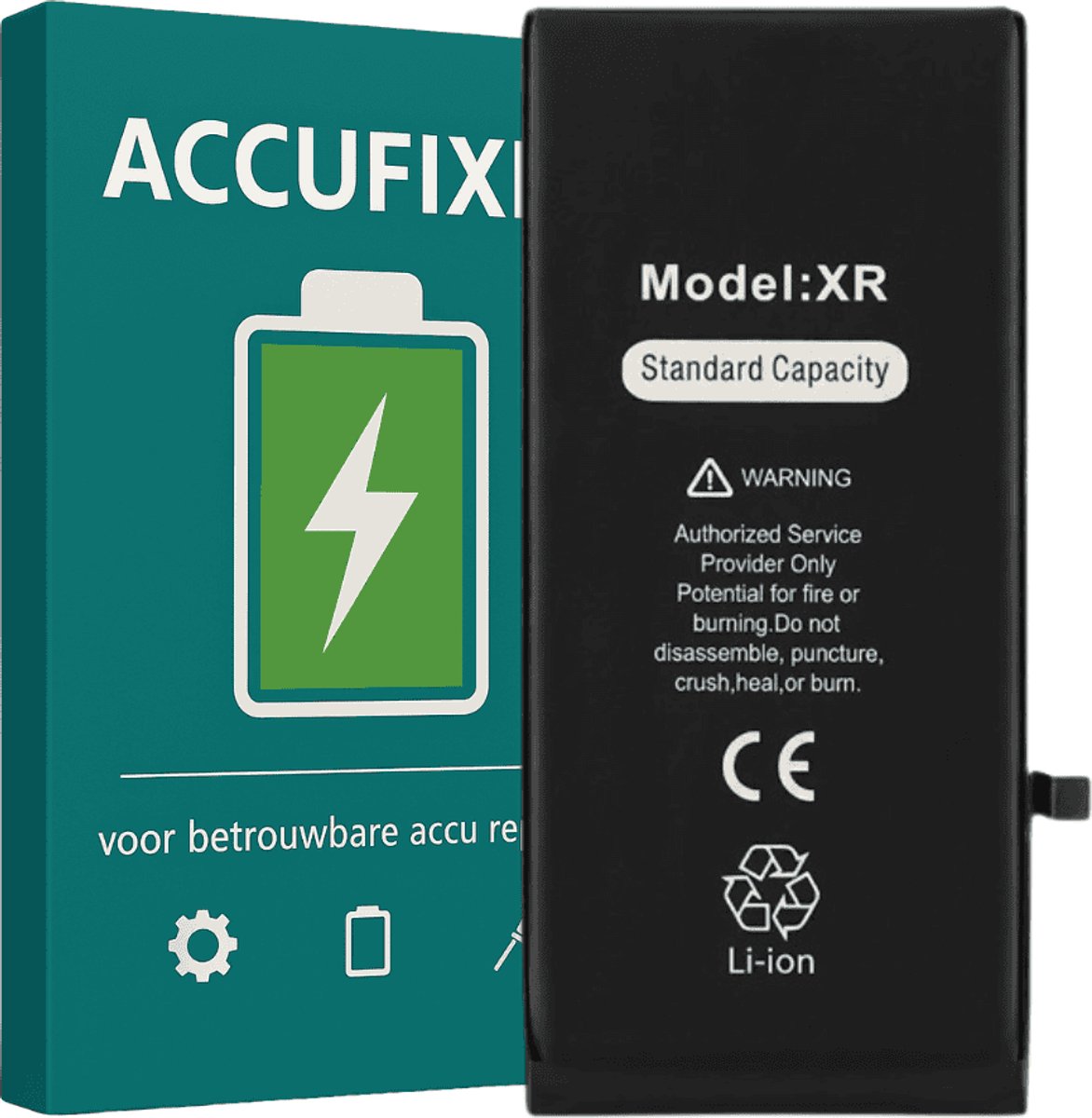 iPhone XR Batterij - voor Reparatie - A+ Kwaliteit - met Batterijsticker