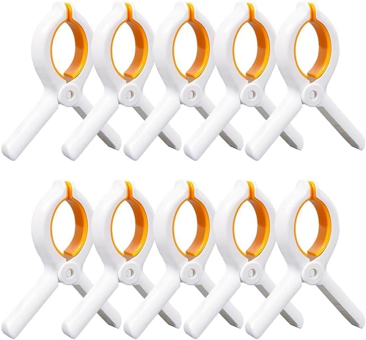 10 grote strandhanddoekclips, ronde clips, handdoek, wasknijpers, strandhanddoekclips, winddichte grip
