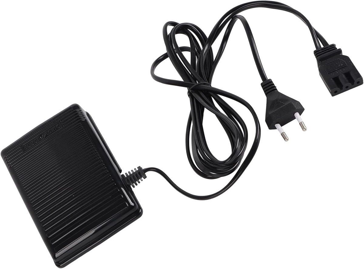 Voetpedaal, 220 V, universele voetpedaal voor naaimachine, elektronische naaimachine, voetschakelaar, vervanging met kabel, voor Singer Butterbly naaimachineonderdelen