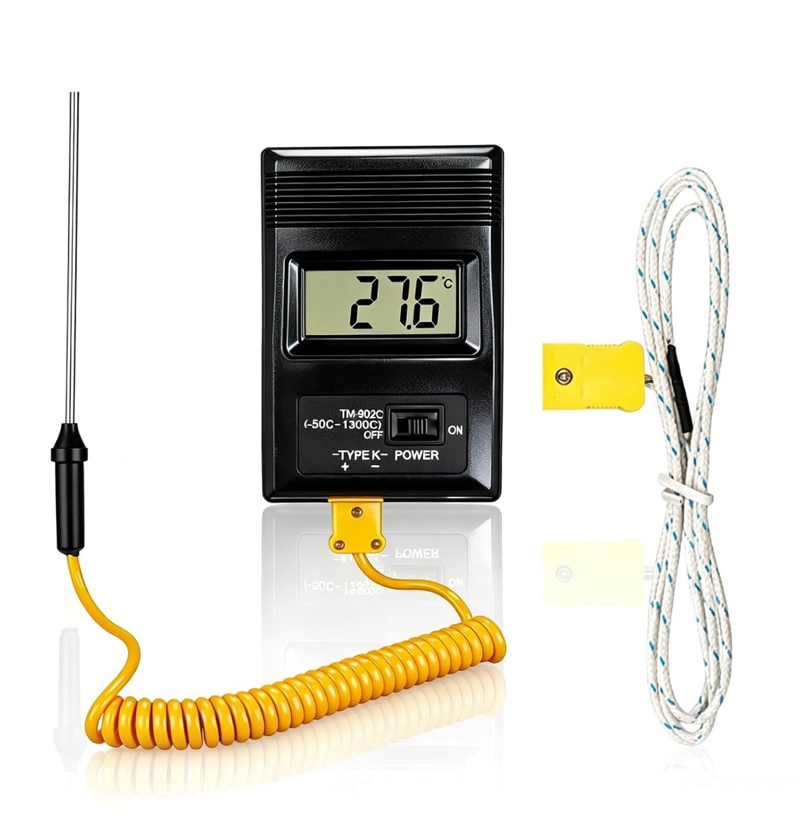 Digitale Tm-902c -50~+300? Digitale Thermometer Sensor LCD Industriële Hoge Nauwkeurigheid Temperatuursonde