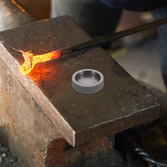 Grafietstaafvorm, rond, duurzaam, grafiet, gietvorm, 10 ml, voor metaalgieten, herbruikbaar, licht, geschikt voor het gieten van sieraden en metaalbewerking — afbeelding 2