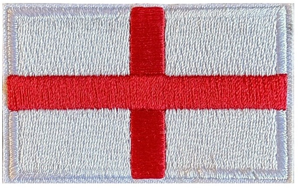 Patchy® – Engelse Vlag Strijk Embleem Patch 6.5 x 4 cm