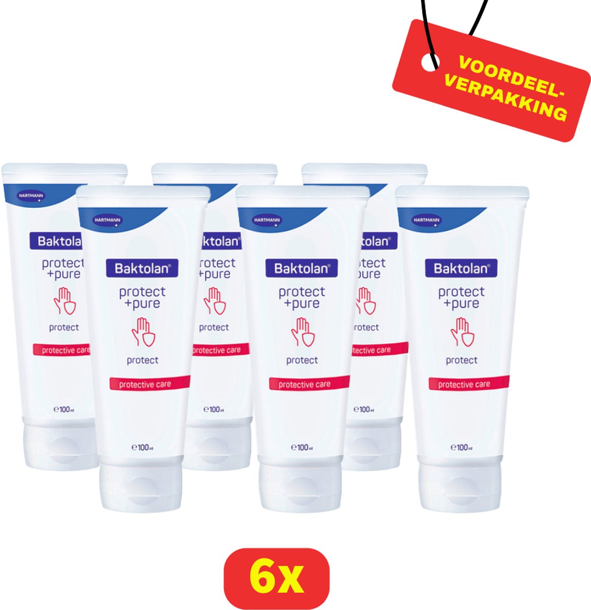 Hartmann Baktolan Protect + Pure - 6 x 100ml - Voordeelverpakking