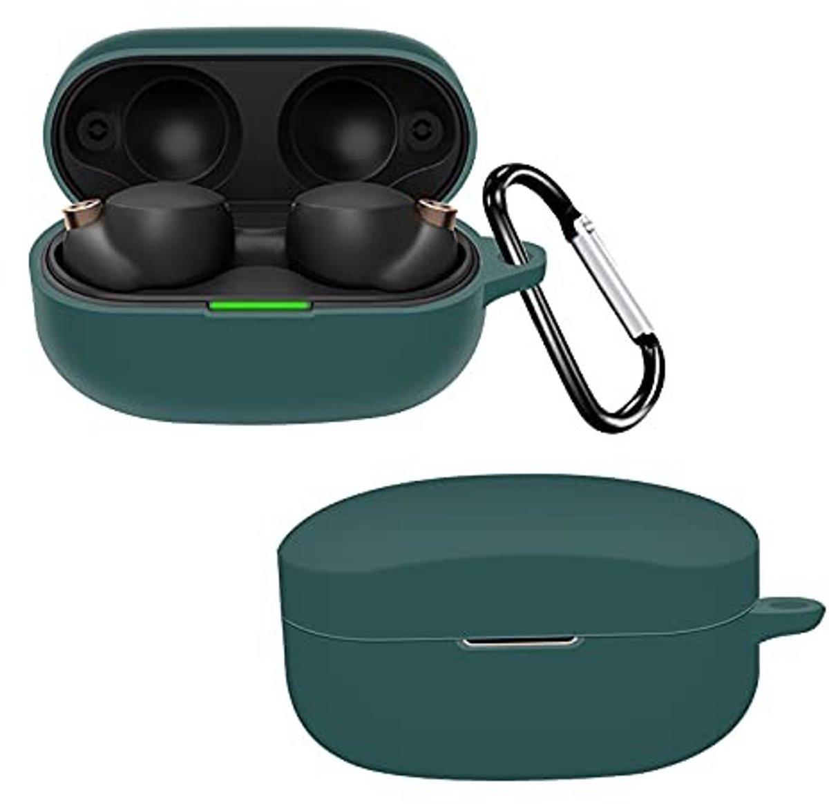 SolidKeus - Siliconen Hoes voor Sony WF-1000XM4 met Modern Ontwerp