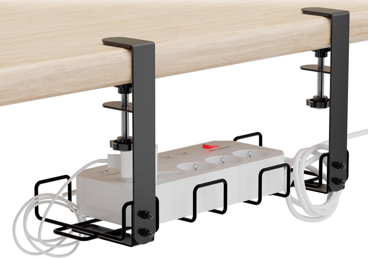 SolidKeus - Kabelbeheer Tray voor Bureau zonder Boren
