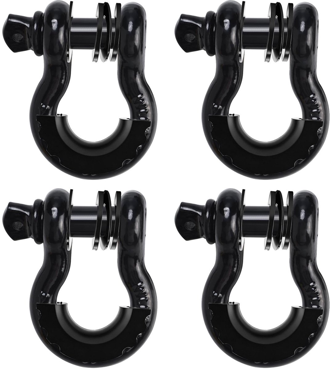 SolidKeus - Set van 4 Heavy Duty D-Ringen voor Towing