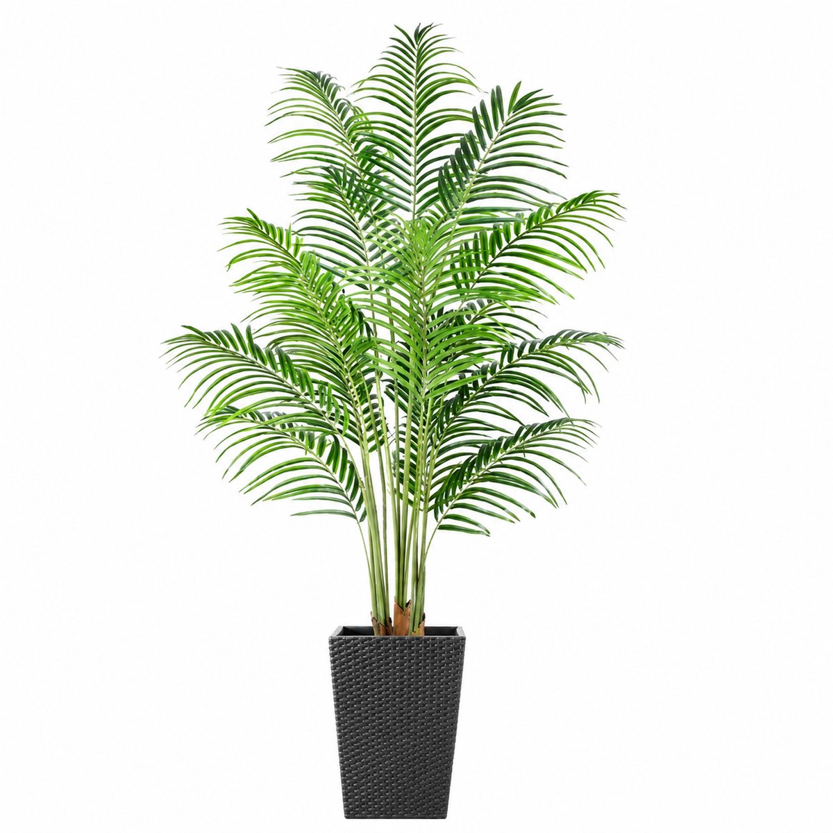 CINK & Co Kunstpalm Areca 180 cm - Kunstplant in Pot - Onderhoudsvrij - Groen