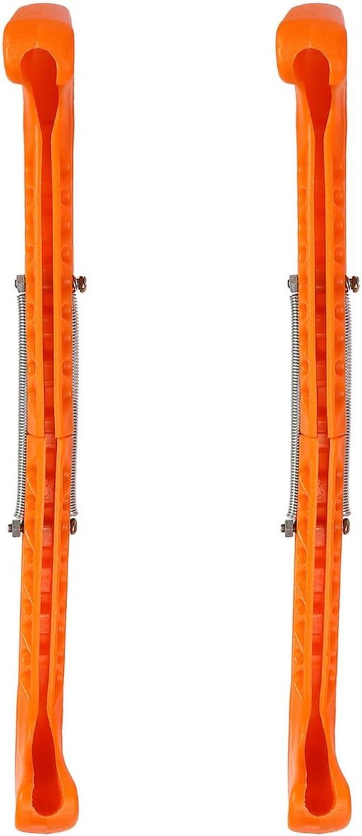 Schaatsbeschermers - Bladhoezen Skate - Bescherming Schaatsblad - Verstelbare Veer - 31 cm - Oranje