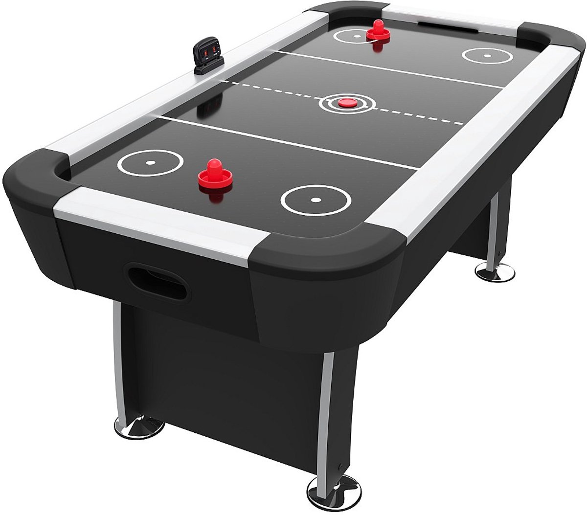 Vente-unique Air Hockey Tafel - 184 x 96,5 x 81,2 cm - Zwart - SKYLER