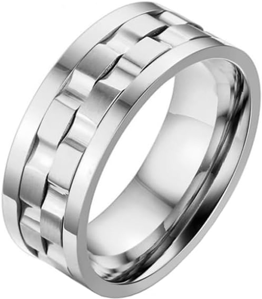 Jewelry heren ring Edelstaal Tandwiel-21.5mm