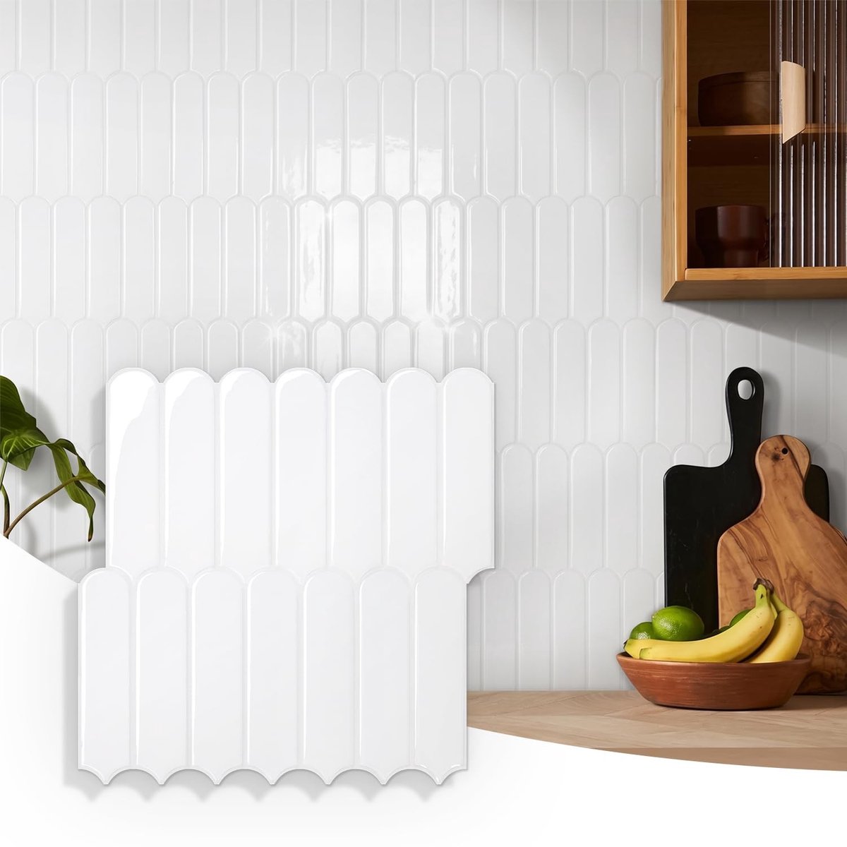 SolidKeus - Set van 10 Dikkere Zelfklevende 3D Wandtegels voor Keuken en Badkamer