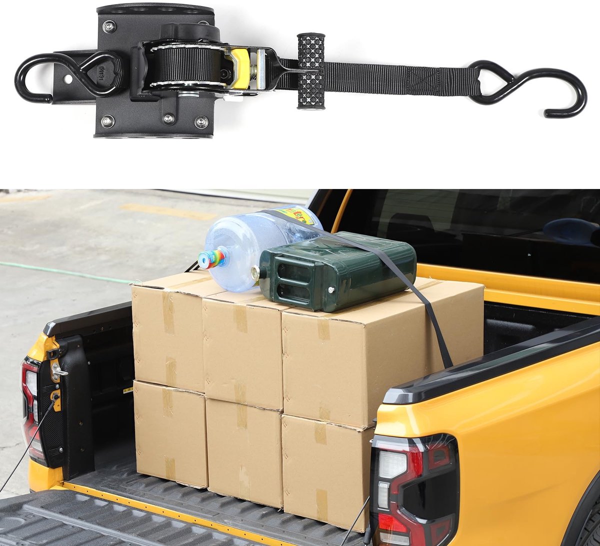 SolidKeus - Intrekbare Ratelriemen voor Ford Ranger (2023-2026)