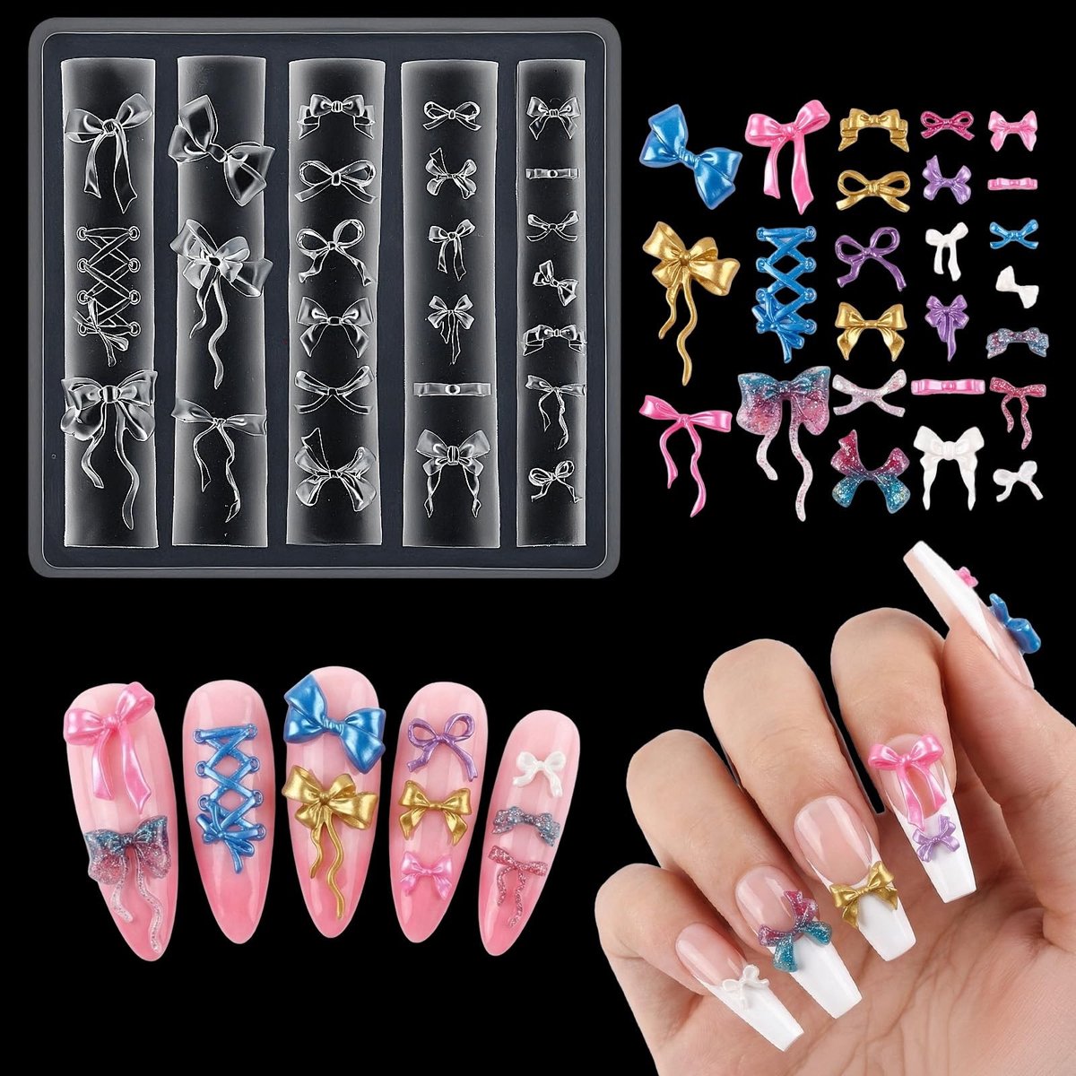 SolidKeus - 3D Siliconen Nagelmallen voor Nail Art