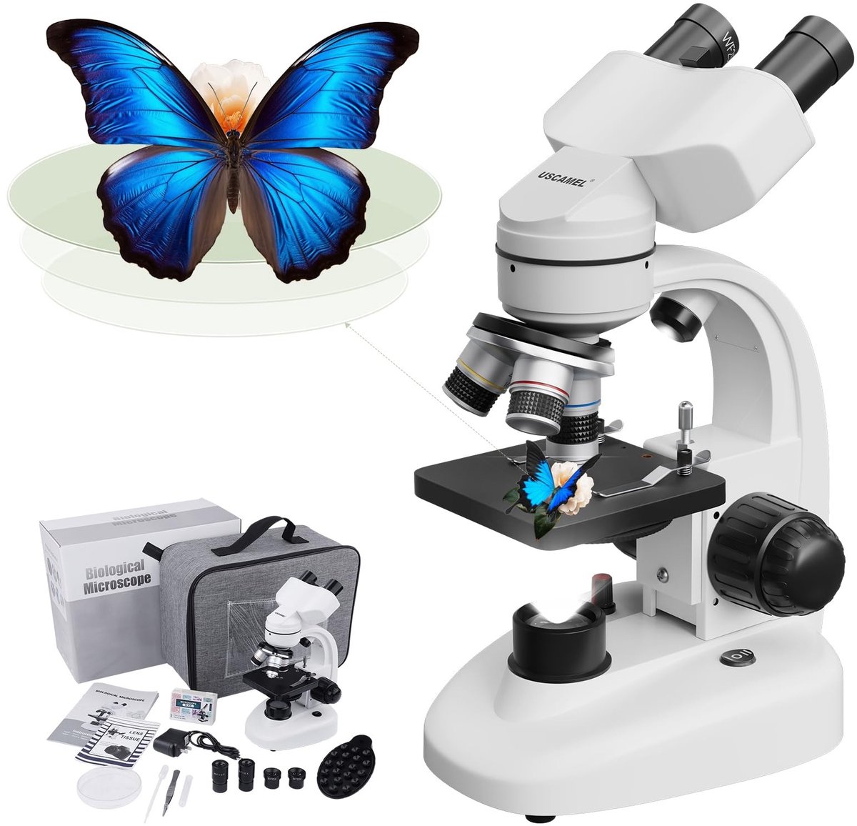 SolidKeus - LED Binoculair Microscoop met Hoogwaardige Optiek