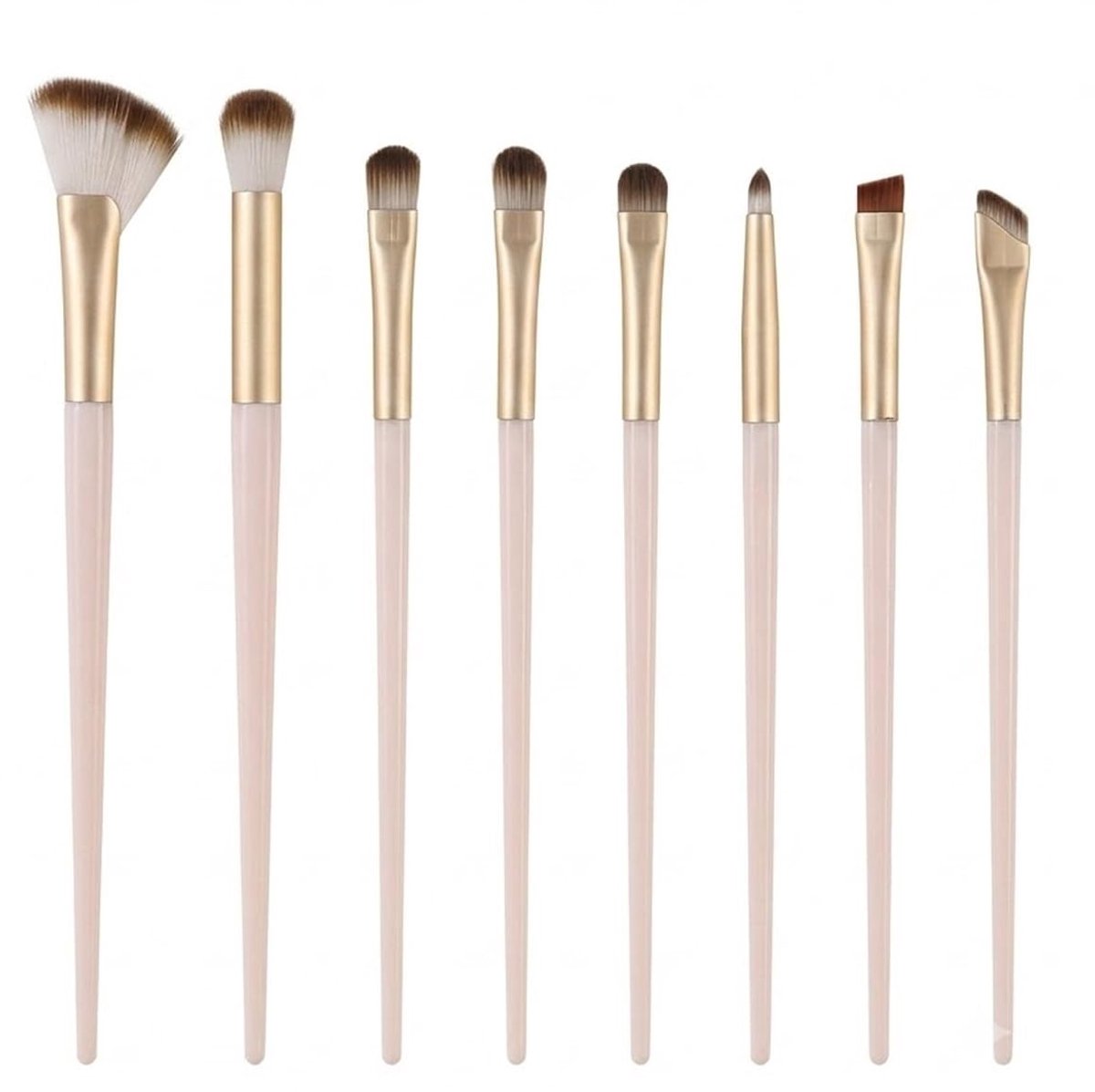 SolidKeus - 8 Stuks Oog Make-up Kwasten Set