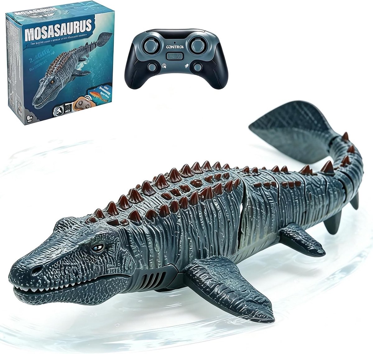 SolidKeus - RC Mosasaurus Boot met Afstandsbediening voor Waterpret