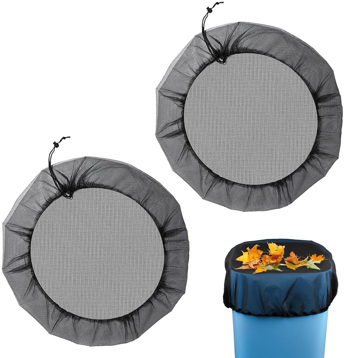 SolidKeus - Set van 2 Regenwateropvangnetten voor Tuin en Balkon