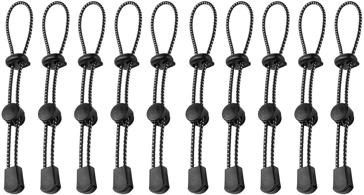 SolidKeus - 10 Stuks Elastische Koord Buckles voor Rugzakken en Trekstokken