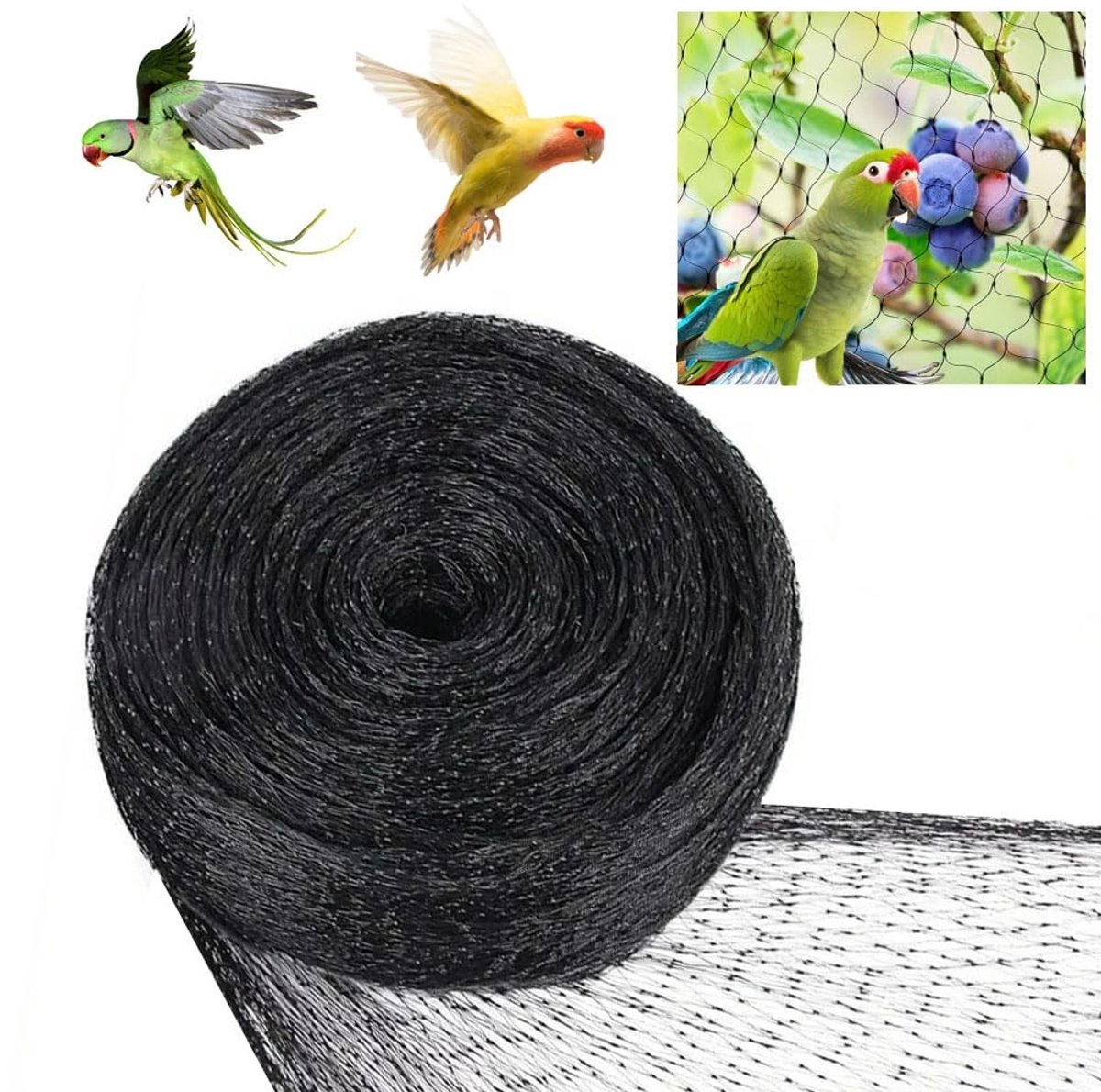 SolidKeus - Vogelnet 6 x 10 m voor Bescherming van Planten
