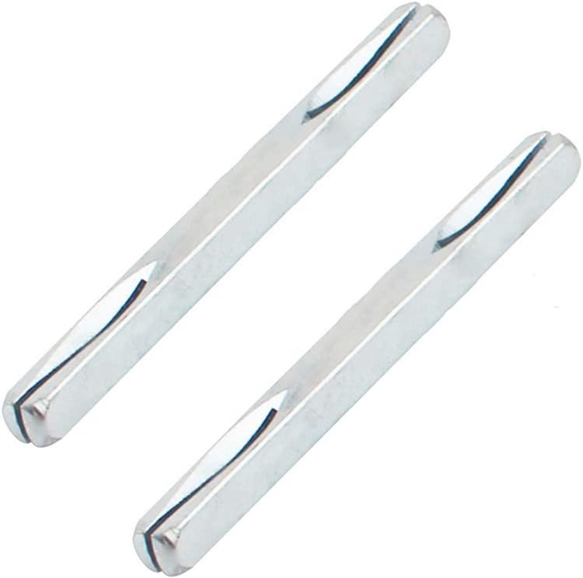 Deurkruk spindelstang, 2 stuks universele vierkante spleetstang, stalen spindelstang vervanging voor raam- en deurkruk (8 mm x 100 mm)